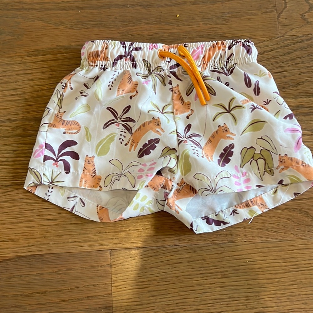 Zara Tiger swimming trunks size 12-24 months